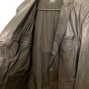 Hugo Boss Lambskin Leather Jacket. Men’s size 40R.